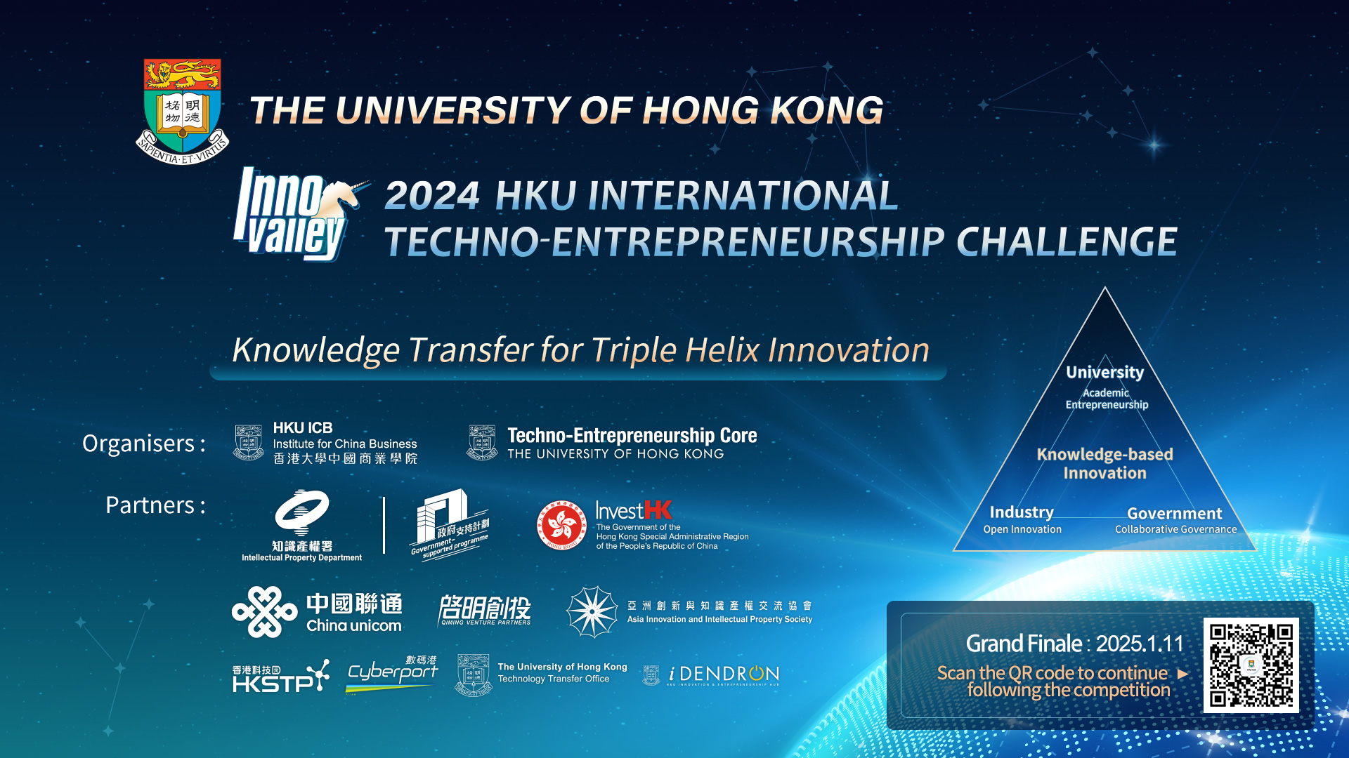 2024年香港大学国际科创大赛 2024 HKU International Techno-Entrepreneurship Challenge